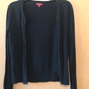 Black cardigan